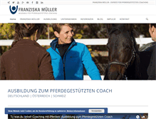 Tablet Screenshot of franziska-mueller.com
